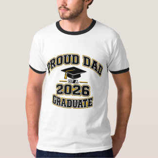 Stolt Pappa Till En 2026 Examen Varsity T Shirt