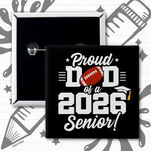 Stolt pappa till en 2026 Senior Football-examen Knapp