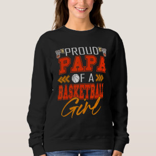Stolt Pappa Till En Basketflicka Matchande Familj T Shirt