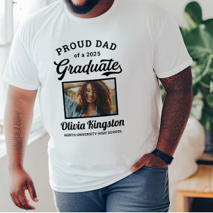 Stolt pappa till en examenårgång 2026 Vit T Shirt