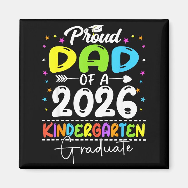 Stolt pappa till en examenklass från 2026 för förs magnet (Framsidan)
