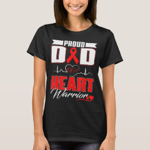 Stolt pappa till en hjälte med hjärtsjukdom Medvet T Shirt