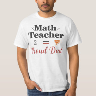Stolt pappa till en matematikprofessor t shirt