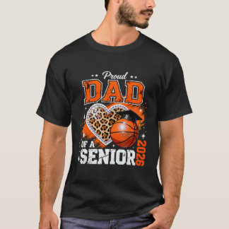 Stolt pappa till en senior 2026 Sketll Leopard-exa T Shirt