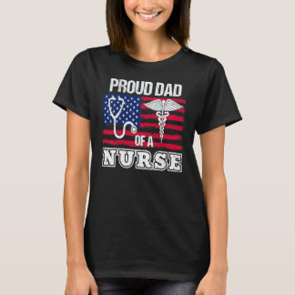 Stolt pappa till en sjuksköterska som vårdar ameri t shirt