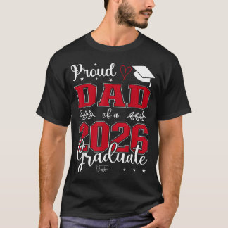 Stolt Pappa Till En Utexaminerad I Klass 2026 För T Shirt