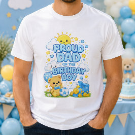 Stolt pappa till födelsedagspojken Herr T-Shirt