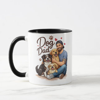 Stolt Pappa till Hund Kaffe Mugg – Söt Present til