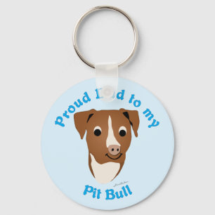 Stolt pappa till min groptjur nyckelring