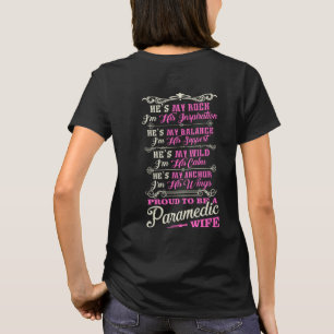 Stolt paramedicinsk fruskjorta tee shirt