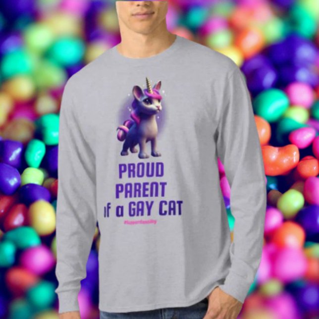 Stolt Paws-ägare: Uni-Katt Edition T Shirt (Skapare uppladdad)