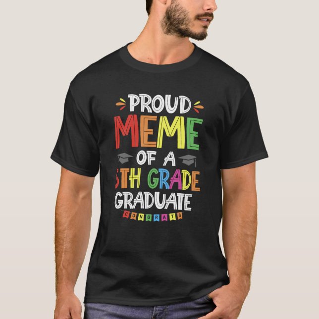 stolt PM för 5:e Klass-Studenten-klassen T Shirt (Framsida)