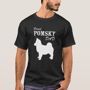 Stolt Pomsky pappaskjorta T Shirt