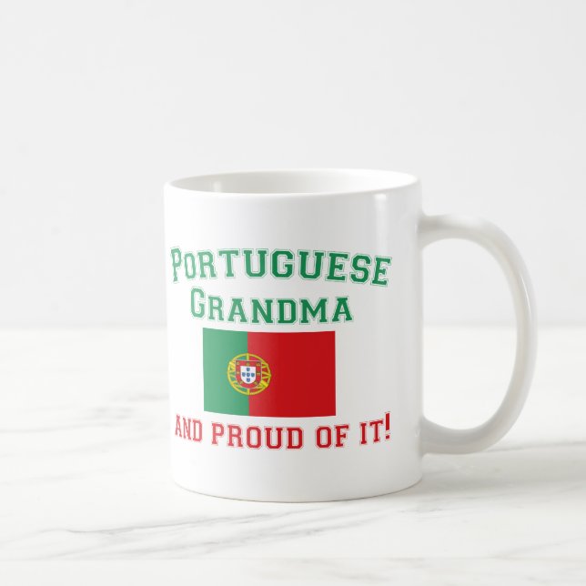Stolt portugisisk mormor kaffemugg (Höger)
