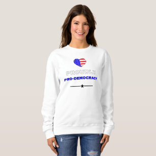 stolt pro-demokrati t shirt