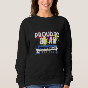 Stolt programvaruutvecklare medborgare yrke karriä t shirt