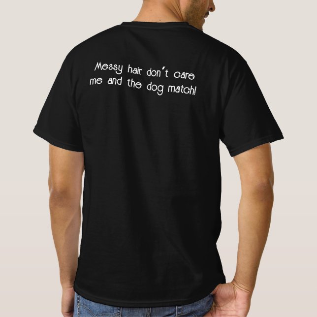 Stolt Pudel Pappa T Shirt (Baksida)