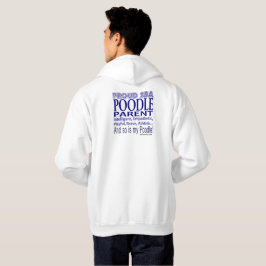 Stolt pudel - stolt pudelförälder - tröja sweatshirt