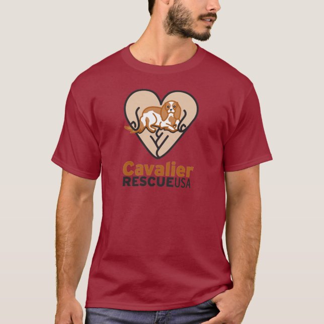 Stolt räddingUSA logotyp Tee (Framsida)