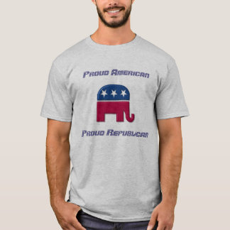 Stolt republikan för stolt amerikan tee shirt