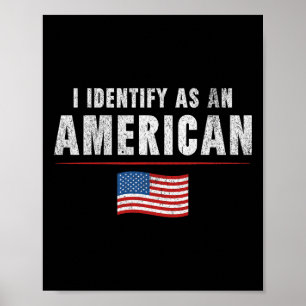 Stolt republikansk amerikansk patriot som identifi poster