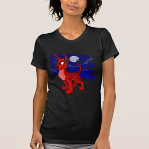 Stolt röda Gelert vid månsken T-shirt