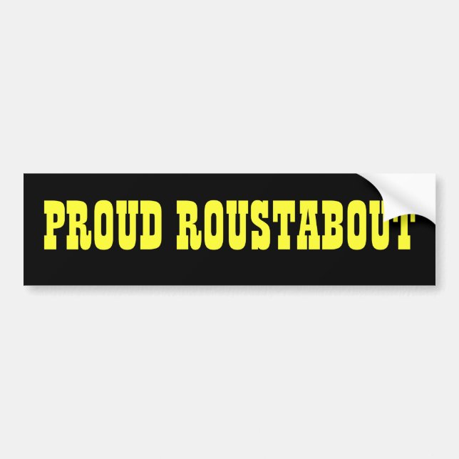 Stolt Roustabout Bildekal (Framsidan)