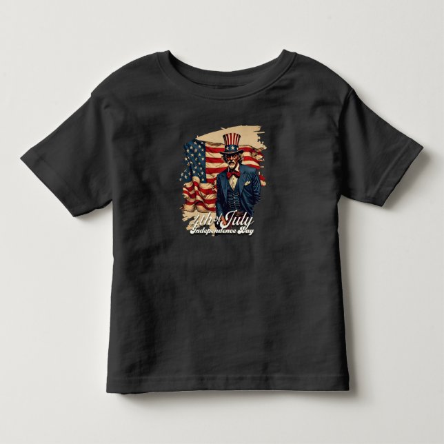 Stolt själ på den 4:e juli t shirt (Framsida)
