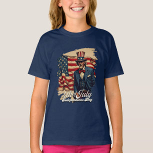 Stolt själ på den 4:e juli t shirt