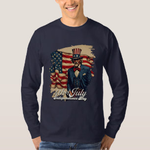 Stolt själ på den 4:e juli t shirt