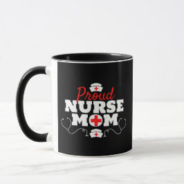 Stolt sjuksköterskemamma mugg