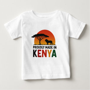 stolt skapad i Kenya African Safari T Shirt