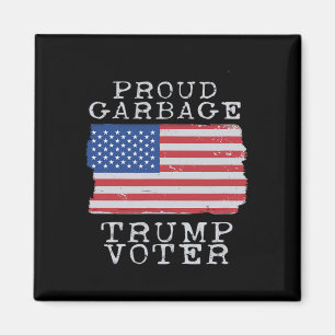Stolt Skräp Trump Väljare Skräp För Trump Magnet