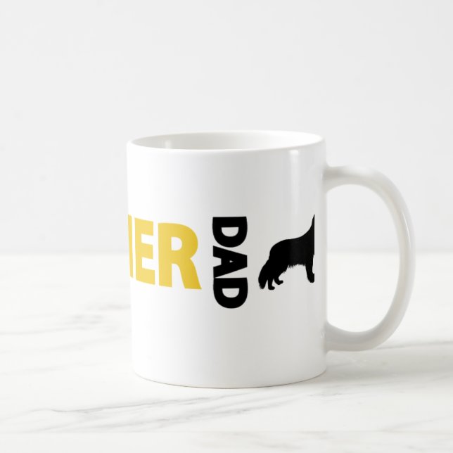 Stolt snäll Charles Spanielpappa Kaffemugg (Höger)