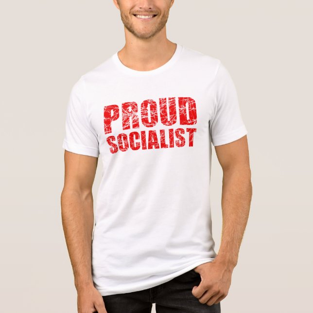 Stolt socialist  t shirt (Framsida)