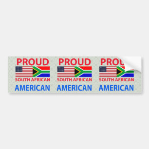 Stolt söder - afrikansk amerikan bildekal