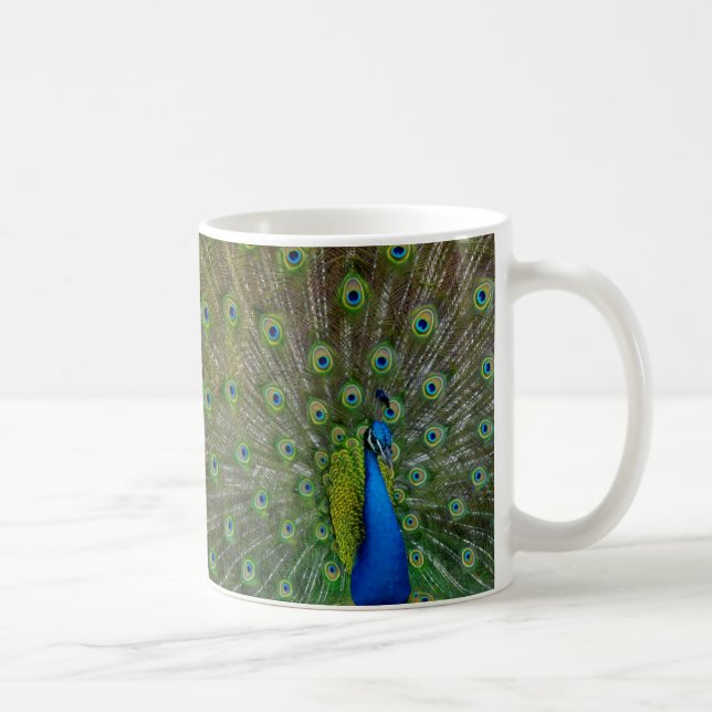 stolt som en påfågel kaffemugg (Höger)