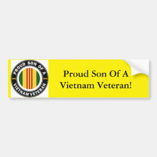 Stolt Son av en Vietnam veteranbildekal Bildekal
