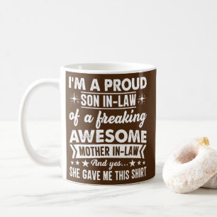 stolt son i rätten till ett Fantastisk Mor i i Kaffemugg