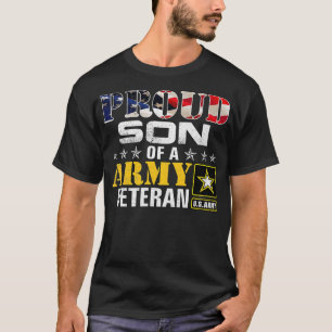 stolt son till arméns veteranpremium t shirt