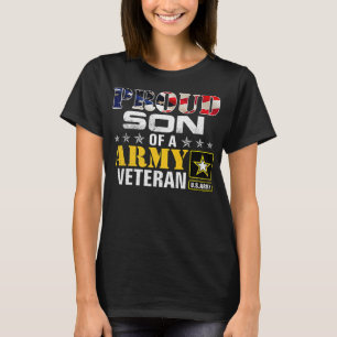 stolt son till arméns veteranpremium t shirt