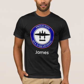 Stolt son till en P-38-kvinna veteran T Shirt