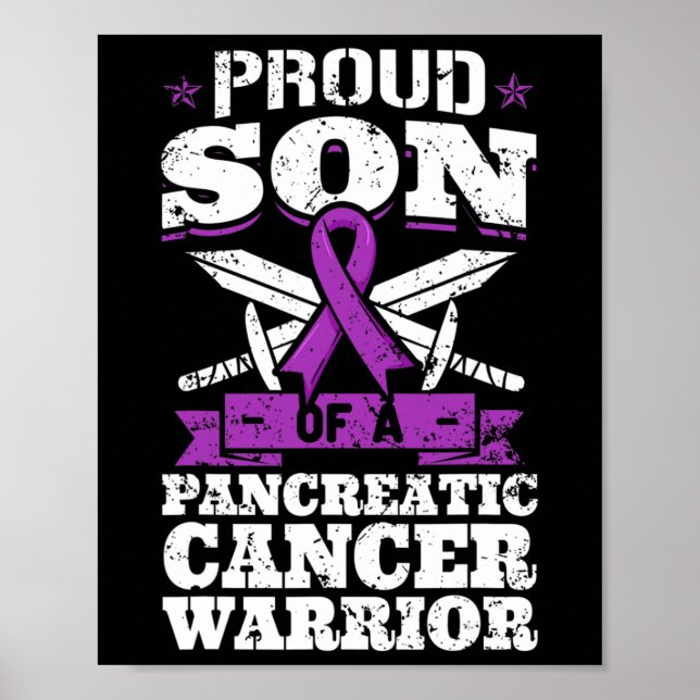 stolt son till en pankreascancerskänsla poster (Framsidan)