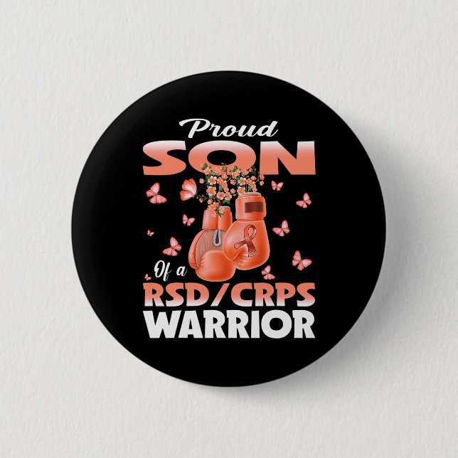 stolt son till en RSD Crps Warrior Awareness Boxin Knapp (Framsida)