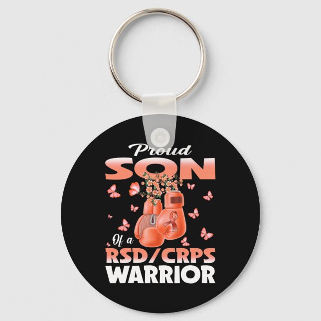 stolt son till en RSD Crps Warrior Awareness Boxin Nyckelring (Framsida)