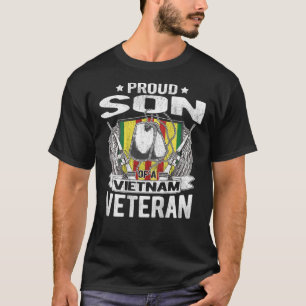  stolt son till en vietnamesisk veteransk militärv t shirt