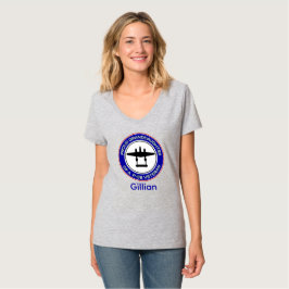 Stolt sondotter till en kvinna P-38-veteran T Shirt