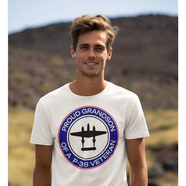 Stolt sonson till en P-38-veteran T Shirt (Skapare uppladdad)