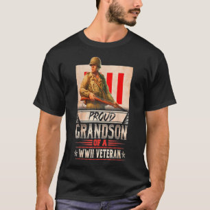 stolt sonson till en wwii veteran t shirt