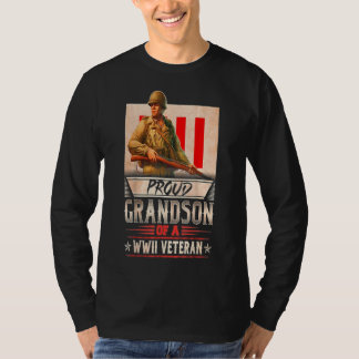 stolt sonson till en wwii veteran t shirt